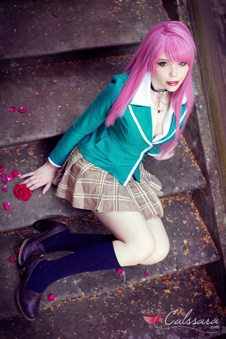 Moka Akashiya (RosarioXVampire) Cosplay by Calssara | Anime Gallery | Tokyo Otaku Mode (TOM ...