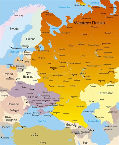 West Russia region. Vector color map of West Russia region #Sponsored , #SPONSORED, #ad, #Russia ...