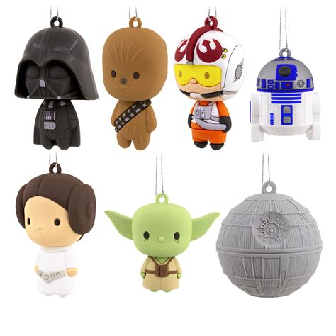 Hallmark Christmas Star Wars Series 2 Mystery Ornament - Darth Vader, Chewbacca Edition ...