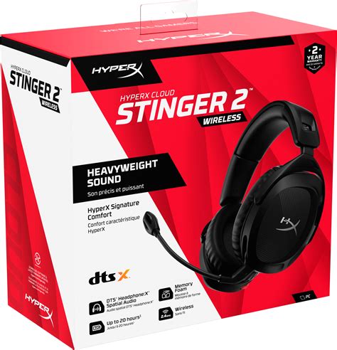 Customer Reviews: HyperX Cloud Stinger 2 Wireless Gaming Headset for PC Black 676A2AA - Best Buy