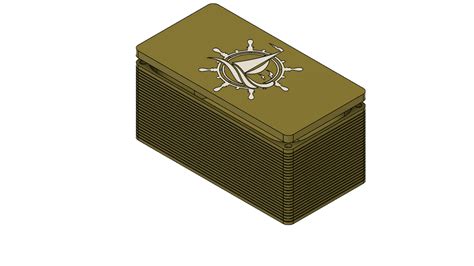 Free STL file Small box with logo 🤏・3D print object to download・Cults