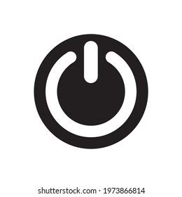 Power Button Icon Vector Symbol Stock Vector (Royalty Free) 1973866814 ...