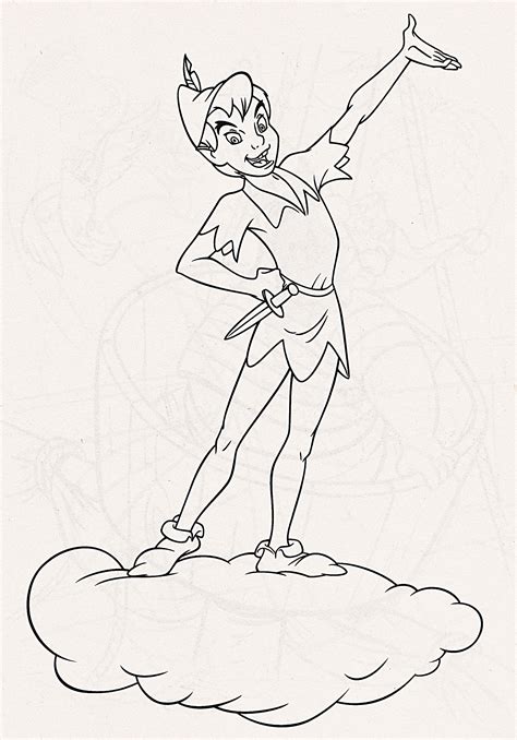 Walt Disney Coloring Pages - Peter Pan - Walt Disney Characters Photo ...