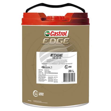 Castrol EDGE Professional E C5 0W-20 20L $344.99 – Lyto