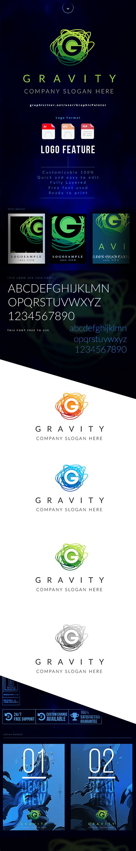 Gravity Logo on Behance