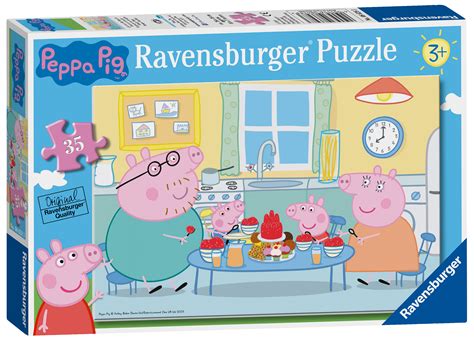 08628 Ravensburger Peppa Pig Jigsaw Puzzle Family Time 35pc Childrens Kid Age 3+ 4005556086283 ...