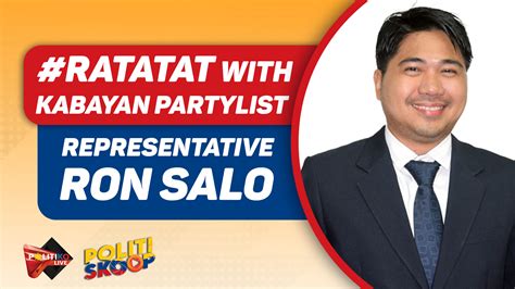 WATCH | #RATATAT with Kabayan Partylist Rep. Ron Salo