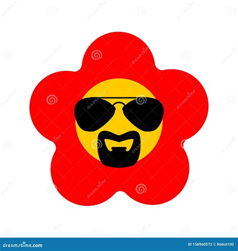 Cool Flower Poinsettia Miner Cartoon Mascot Illustration Style | CartoonDealer.com #164627616