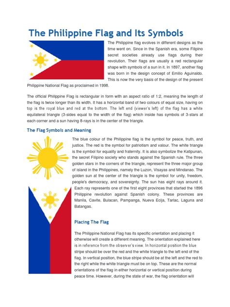 Historia Meaning Of The Symbols Of Philippine Flag | Porn Sex Picture