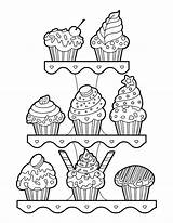 Free Printable muffin coloring Page Download It At Https  sketch template