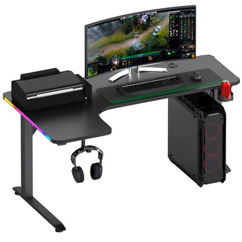 Avalo Gaming Bureau - 160x100x75 CM - L Vormig Hoekbureau - Game Desk — Catalo