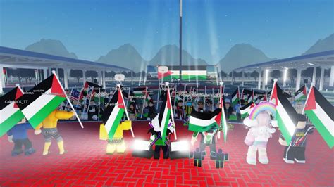 More than 200 players hold a Roblox Palestine protest - TechBriefly