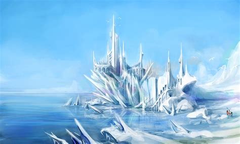 Ice Castle by JingleKo on DeviantArt | Fantasy castle, Ice palace ...