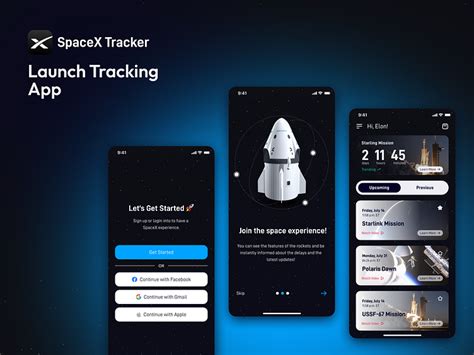 SpaceX Launch Tracker App by Emir KALAYCI on Dribbble