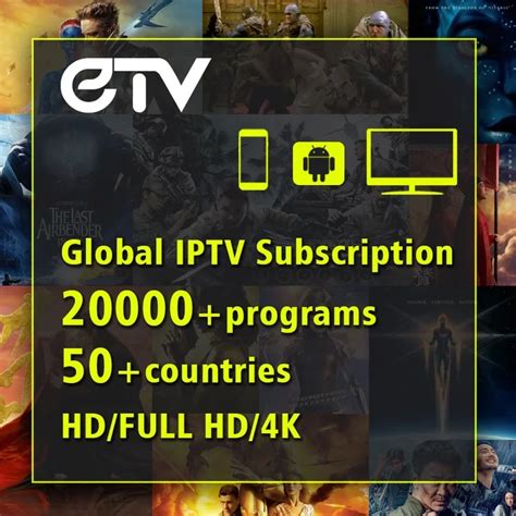 Smart Iptv Android Tv Box Iptv 4k Subscription Full Hd Subscription 12 ...