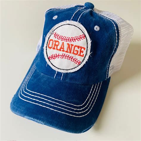 Orange Baseball Hat – Boxcar Boutique