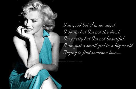 Marilyn Monroe quote 2 by shymoneshaldi on DeviantArt