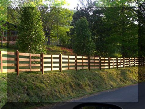 Four rail cedar natural | Farm fence, Fence landscaping, Fence design