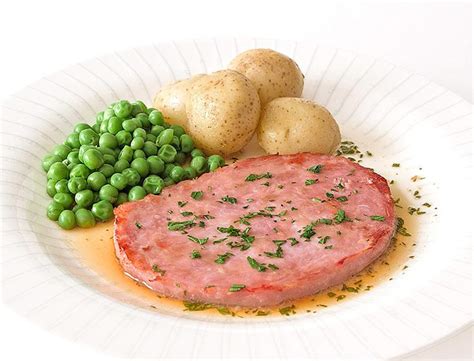 A very quick recipe just right for summer. Gammon steaks are cooked in garlic and oil then ...