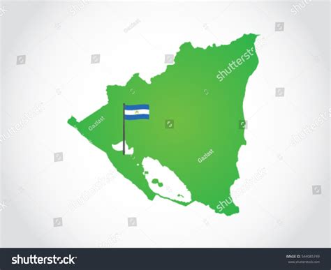 Nicaragua Capital City Managua Stock Vector (Royalty Free) 544085749 ...