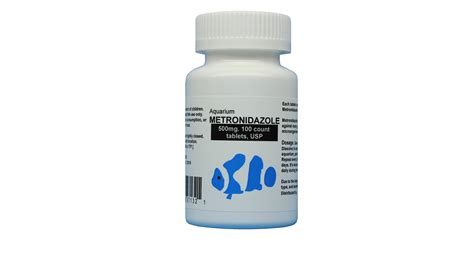 Aquarium Metronidazole 500mg. 100 count. USP – Kraft Drug