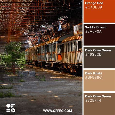 20 Nature Inspired Rustic Color Palettes | Rustic Color Schemes | OFFEO