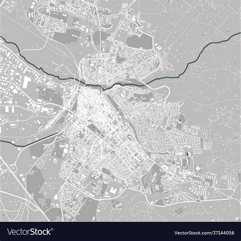 Map city sassari italy Royalty Free Vector Image