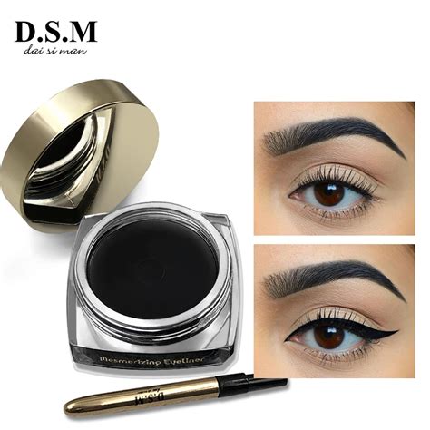 D.S.M Brand New Gel Eyeliner Black Non smudge Eyeline Makeup Long ...