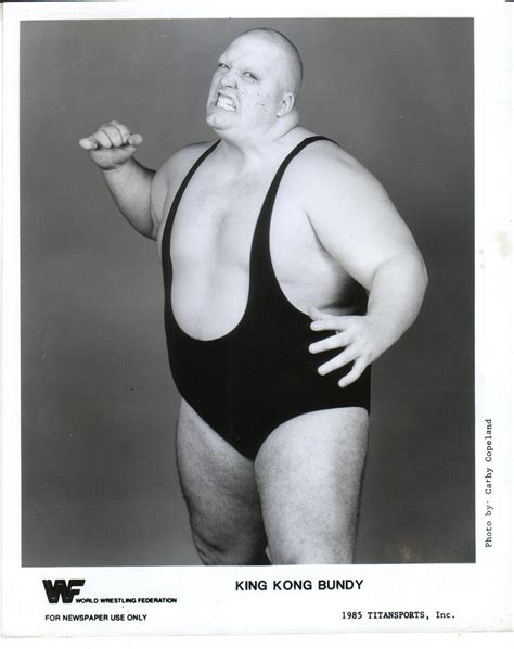 wwf king kong bundy - Google Search | King kong bundy, Pro wrestler, Press photo