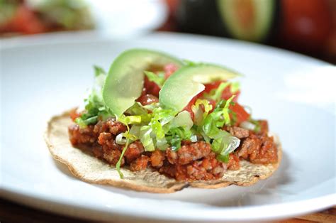 Tostadas de picadillo