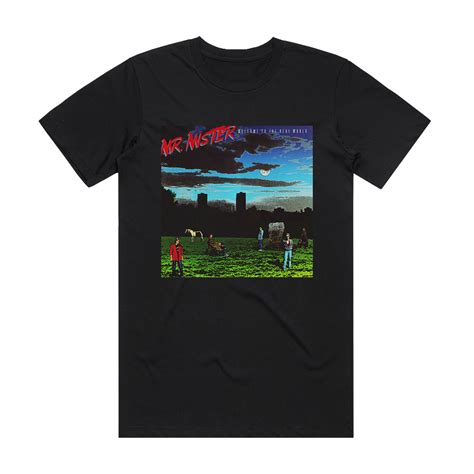 Mr Mister Welcome To The Real World Album Cover T-Shirt Black – ALBUM ...