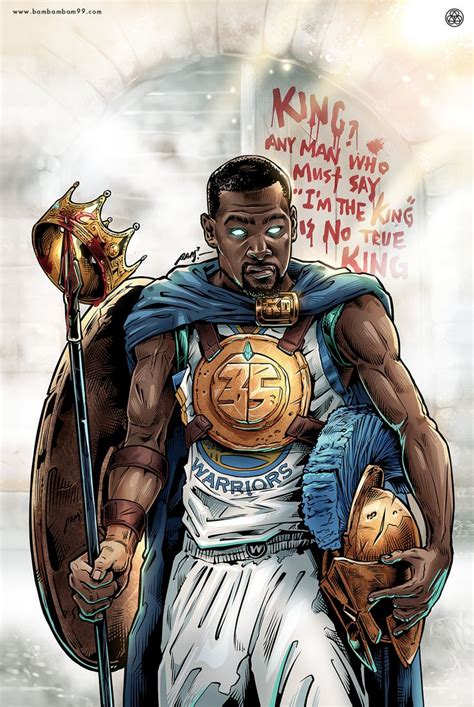 Kevin Durant Kingslayer Illustration