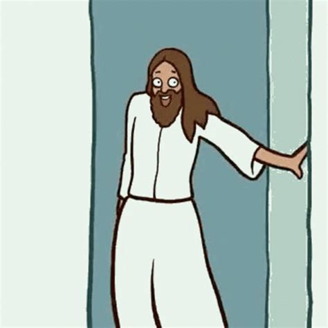 Jesus Open Door GIF - Jesus OpenDoor WalkIn - Discover & Share GIFs