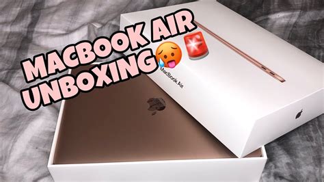 MACBOOK AIR UNBOXING - YouTube