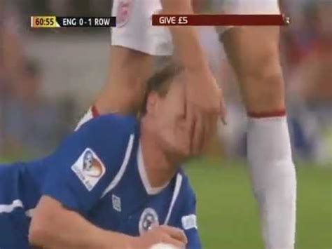 Chef Gordon Ramsay Soccer Injury @ Soccer Aid 2012 - YouTube