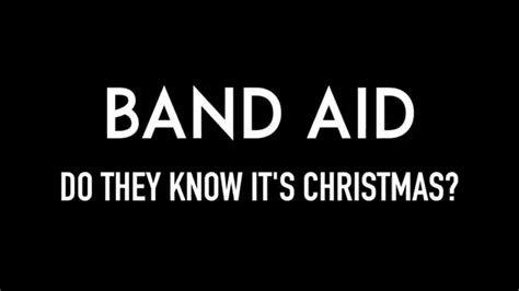 BAND AID | Do They Know It's Christmas? | Lyrics - YouTube