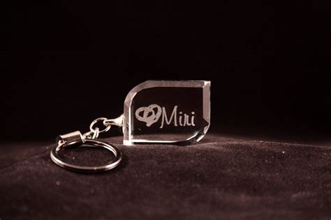 Personalized Crystal Keychain - Etsy