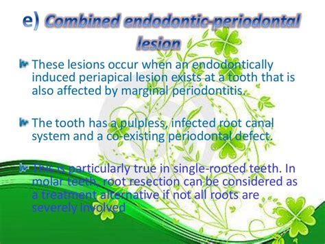 Endo perio lesions