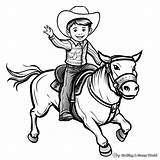 Bull Riding Coloring Pages  Free & Printable sketch template