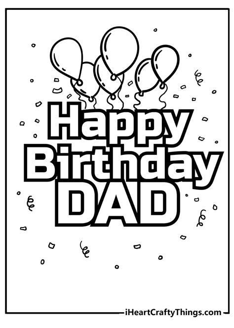 Printable Card Happy Birthday Dad - Printable Cards