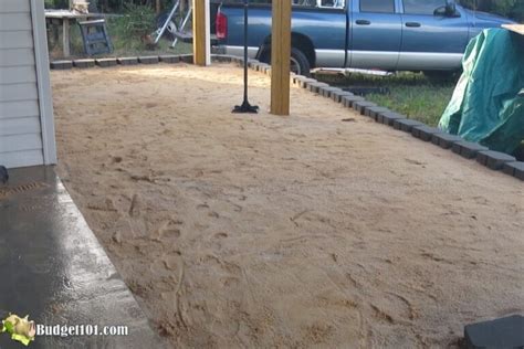 DIY Stamped Concrete Patio | How to Stamp Concrete by Budget101.com