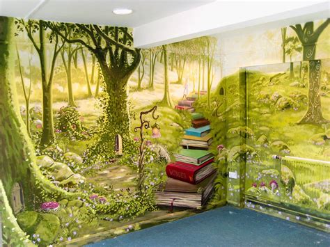 School Library Wall Murals - Mural Wall