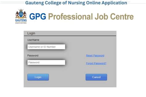 Gauteng College of Nursing Application Status Check 2023/2024 - Safriportals