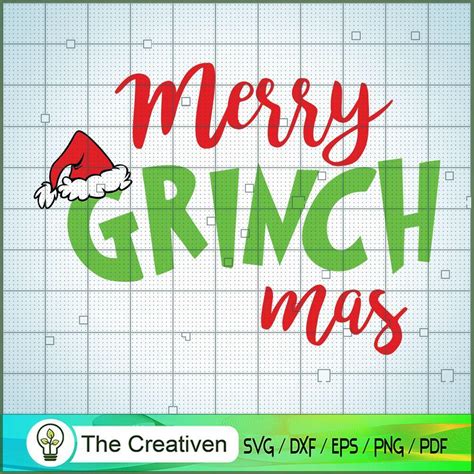 Merry Grinch Mas SVG, Grinch Christmas SVG, The Grinch SVG - Premium ...