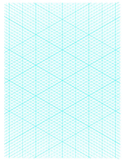 Isometric Grid Paper | Best Letter Templates