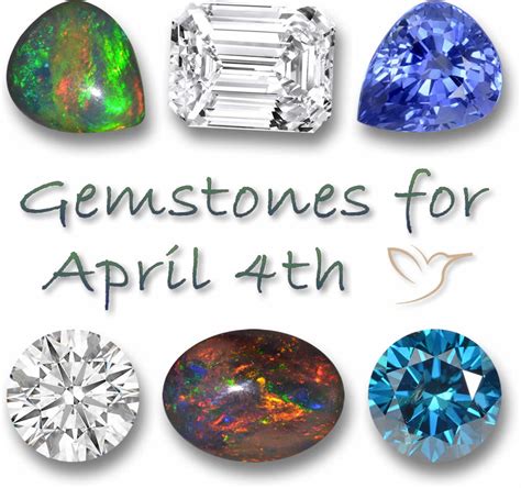 What is the gemstone for April 4th? Find out here