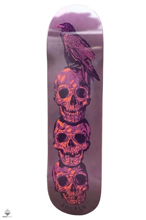 Locals Skateboards Team Deck Violet