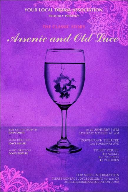 Arsenic & Old Lace Poster