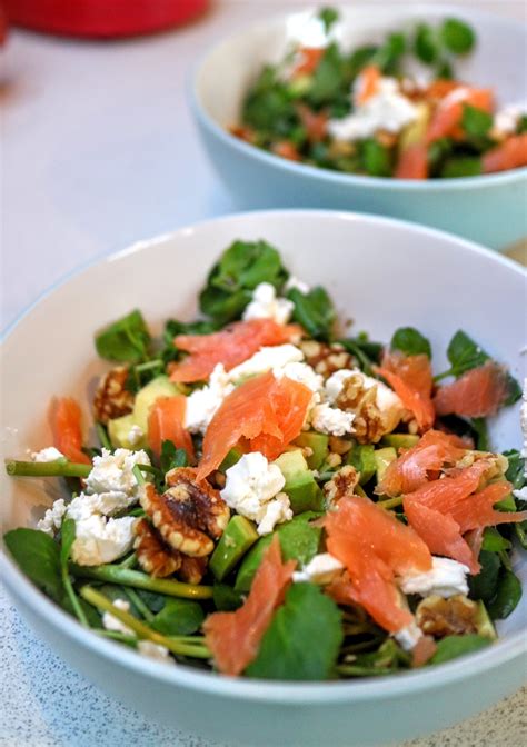 Salmon & Avocado Bitter Salad · How To Cook An Avocado Salad · Recipes on Cut Out + Keep