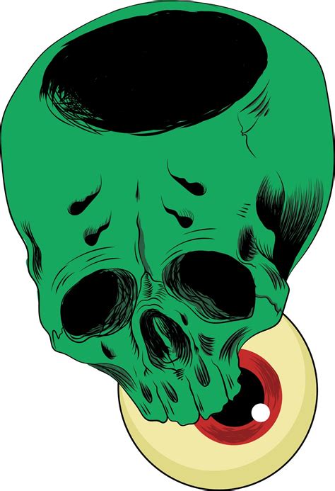 Skull and eyes vector illustration 5236748 Vector Art at Vecteezy